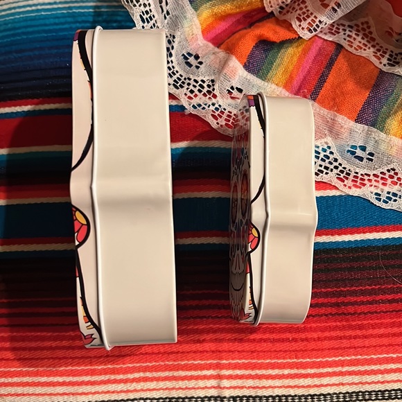 Sugar skulls, Nesting Tins, Set of 2. Day of The Dead - Picture 6 of 7